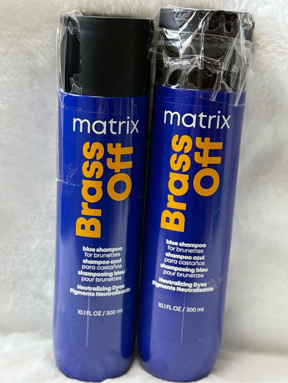 Matix Brass Off Blue Shampoo for Brunettes 2 bottles